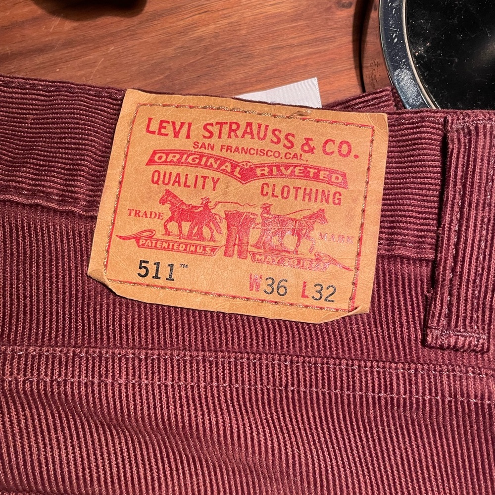 Levi’s 511 skinny corduroys